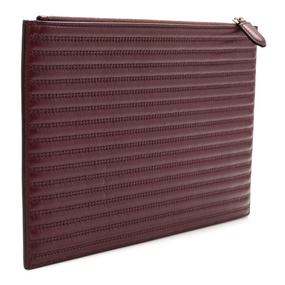 Givenchy Calfskin Stitched Antigona Pouch Burgundy 3 of 7