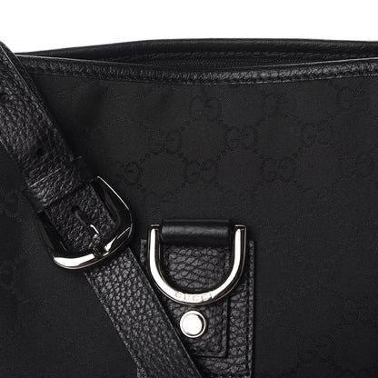 Gucci Nylon Monogram Abbey Messenger Bag Black 11 of 11