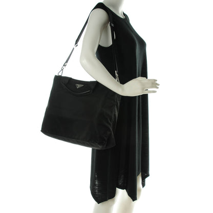 Prada Nylon Tote Black 2 of 8