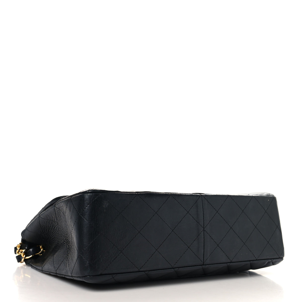 Chanel Lambskin Quilted Jumbo Double Flap Black 4 of 11