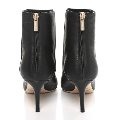 Jimmy Choo Grainy Calfskin Duke 65 Booties 38 Black 5 of 9