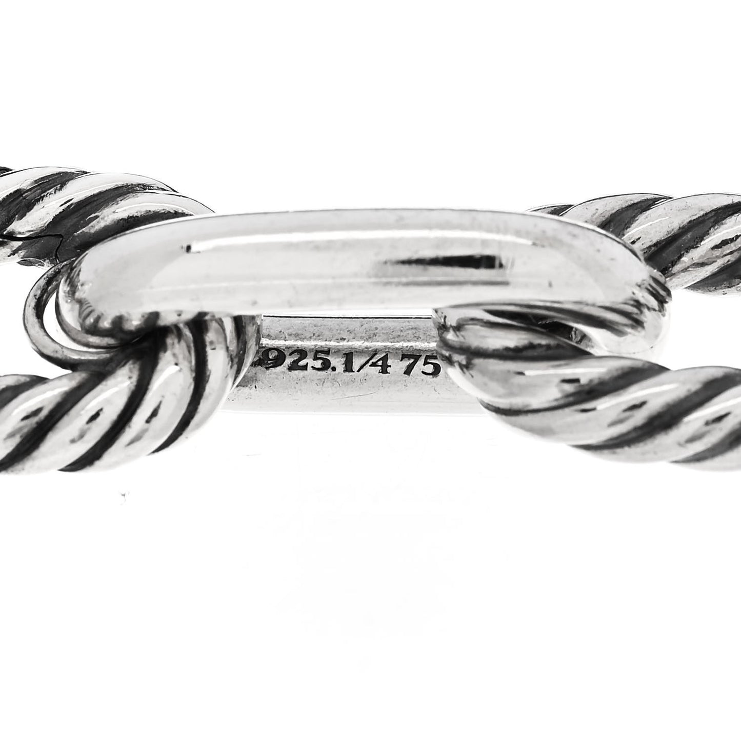 Sterling Silver 18K Yellow Gold 13.5mm Madison Chain Bracelet
