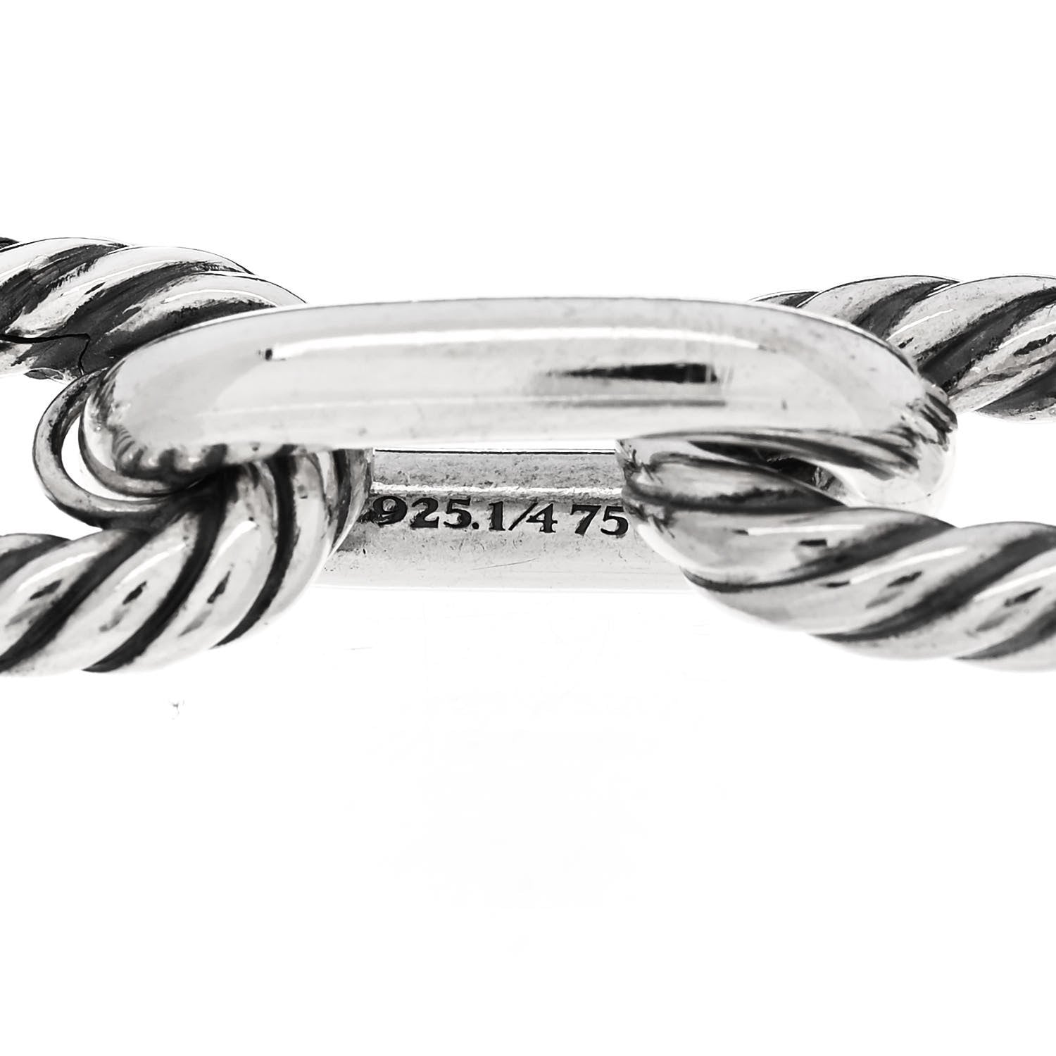 David Yurman Sterling Silver 18K Yellow Gold 13.5mm Madison Chain Bracelet 4 of 4