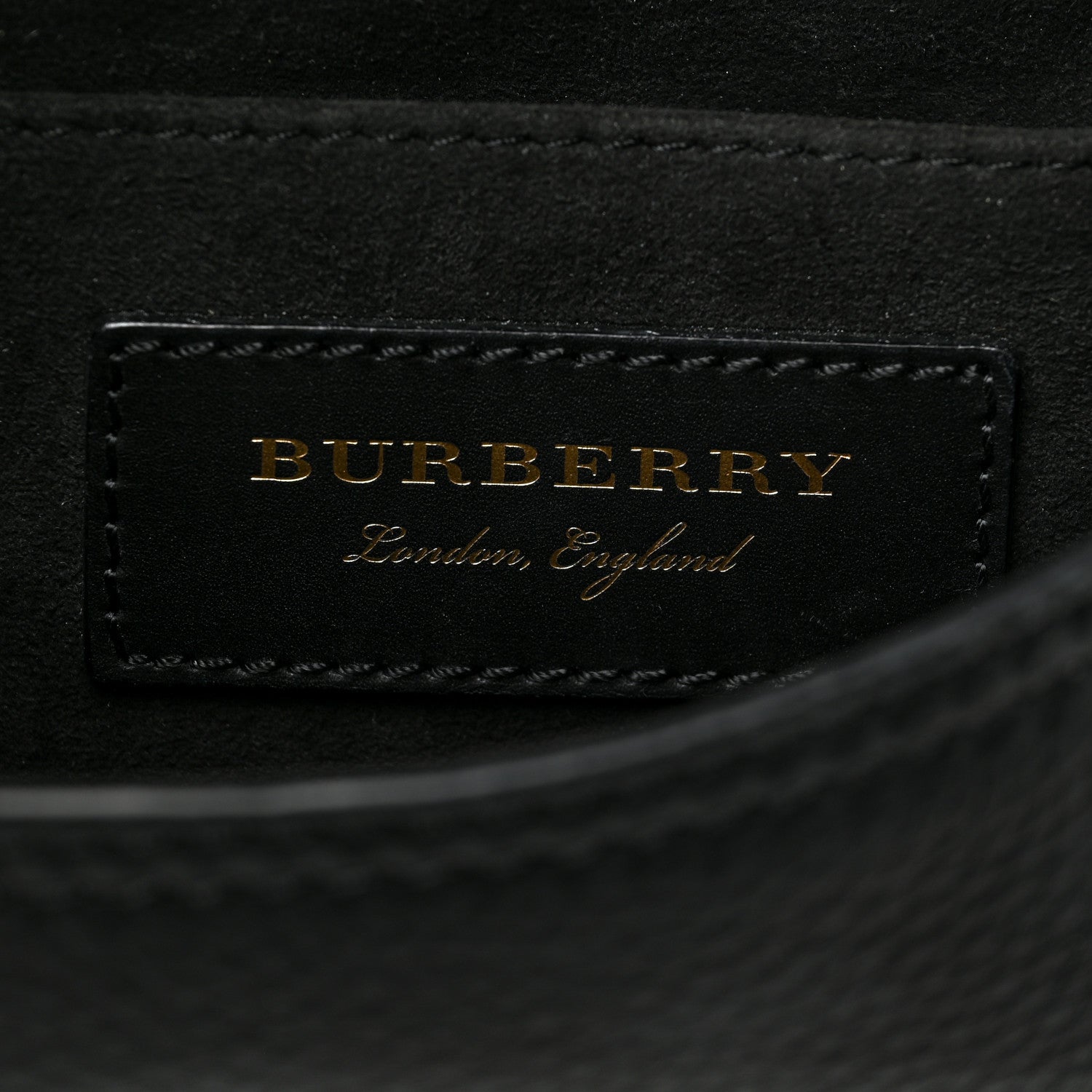 Burberry Calfskin Large Bridle Saddle Bag Black 5 of 10