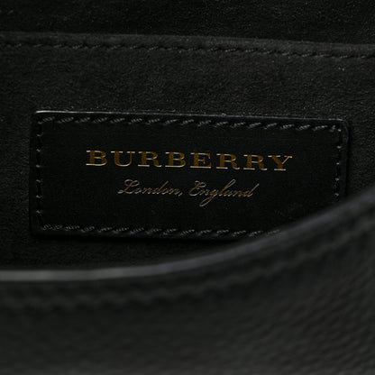Burberry Calfskin Large Bridle Saddle Bag Black 5 of 10