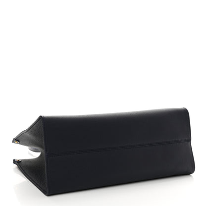 Louis Vuitton Grained Calfskin Nautical Onthego MM Navy Blue 4 of 12