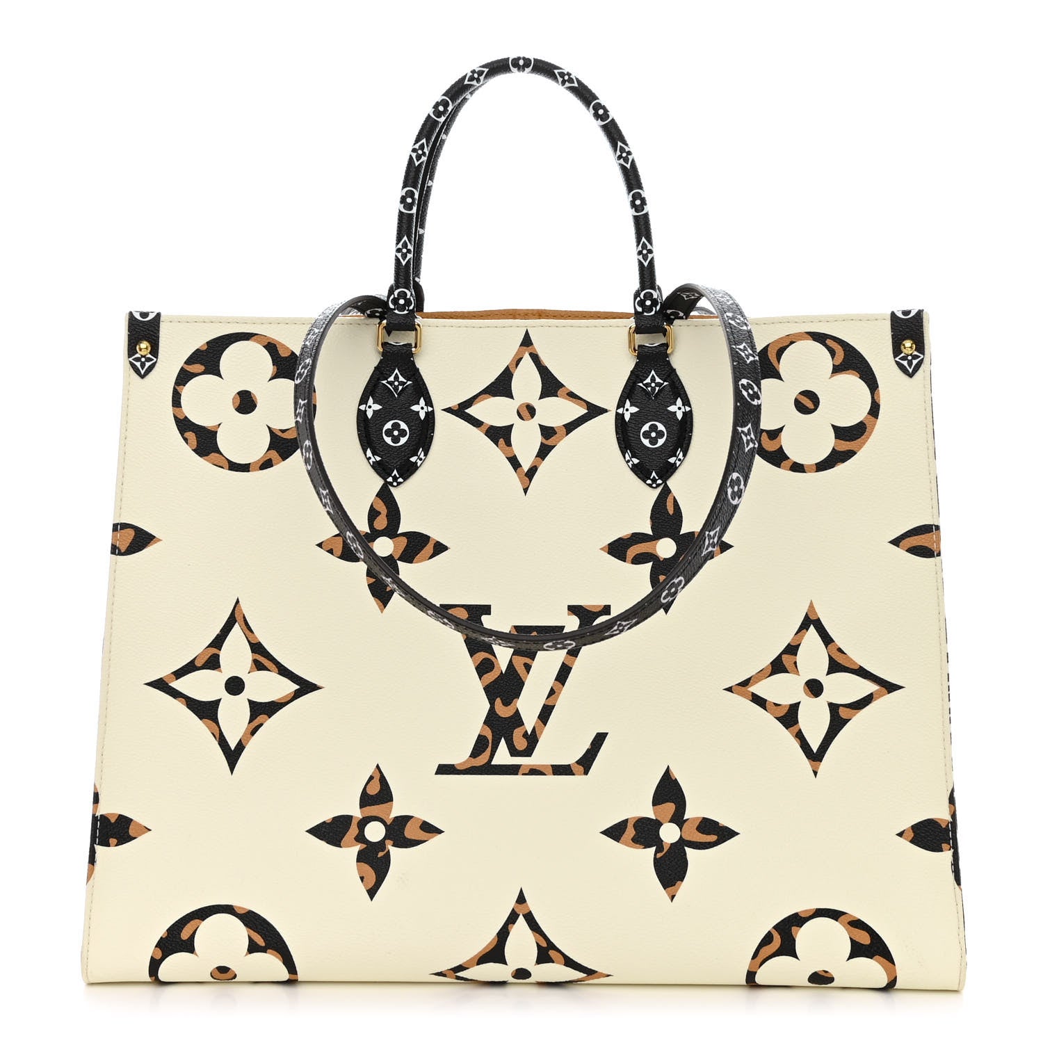 Louis Vuitton Monogram Giant Jungle Onthego GM Ivory 1 of 10