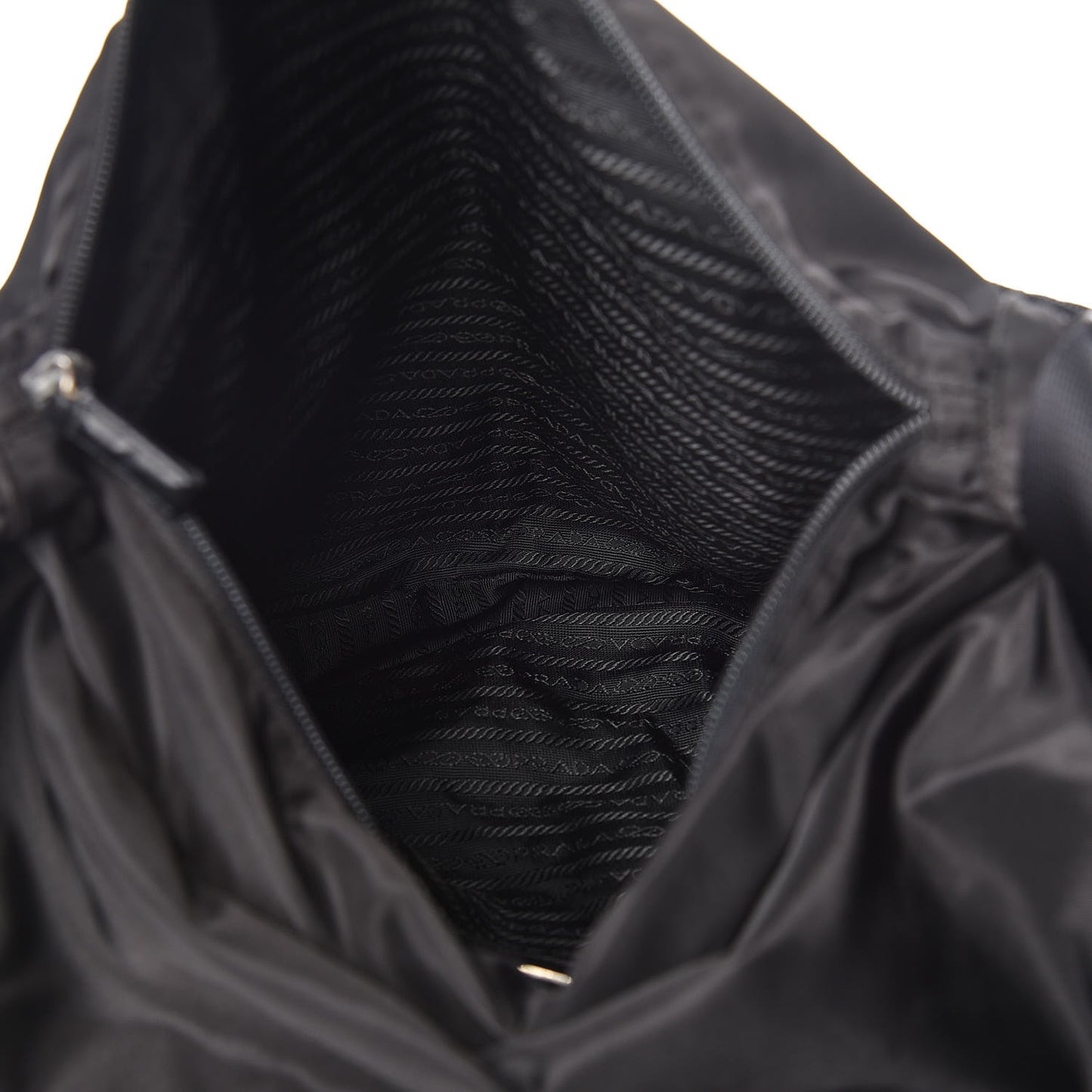 Tessuto Nylon Messenger Bag Black