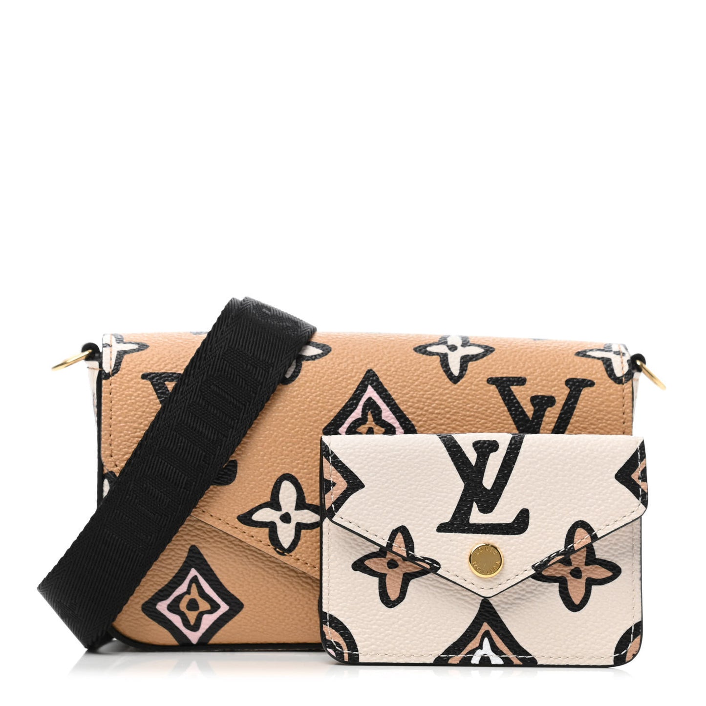 Monogram Wild At Heart Felicie Strap & Go Arizona Creme