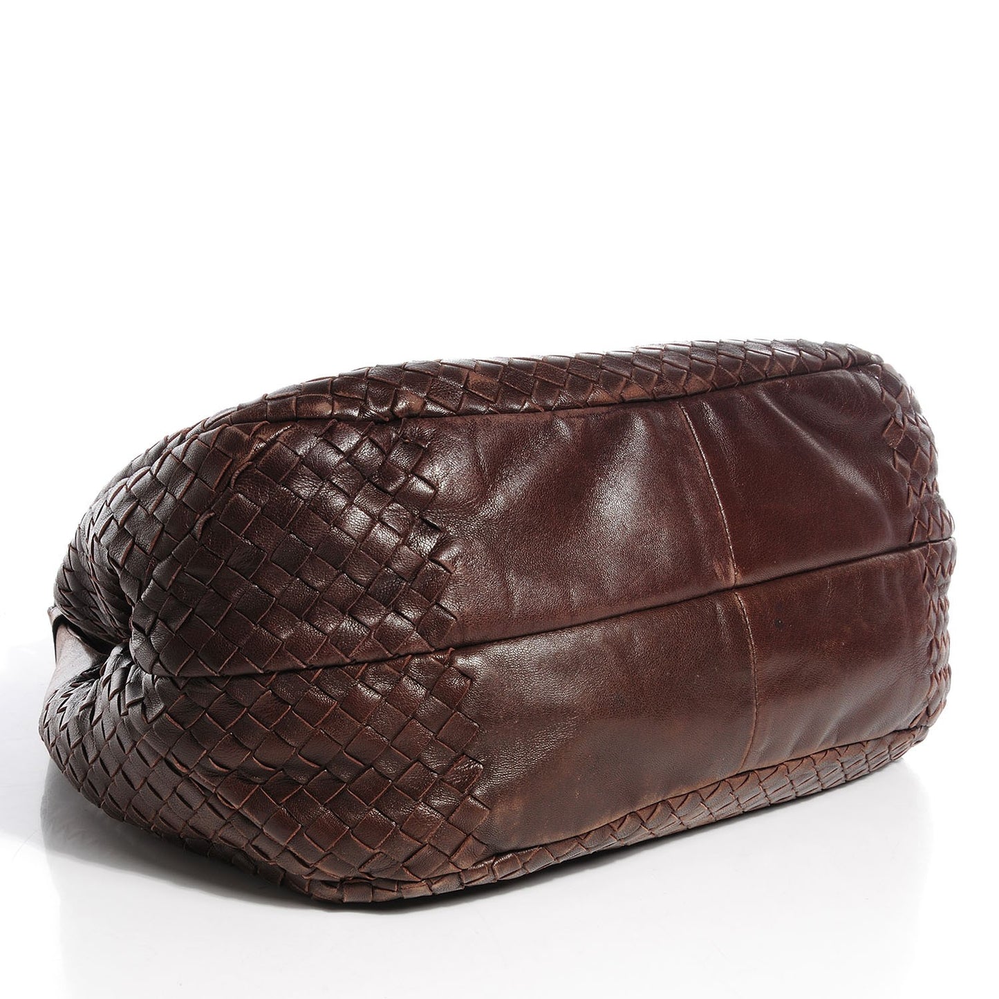 Nappa Intrecciato Medium Campana Ebano