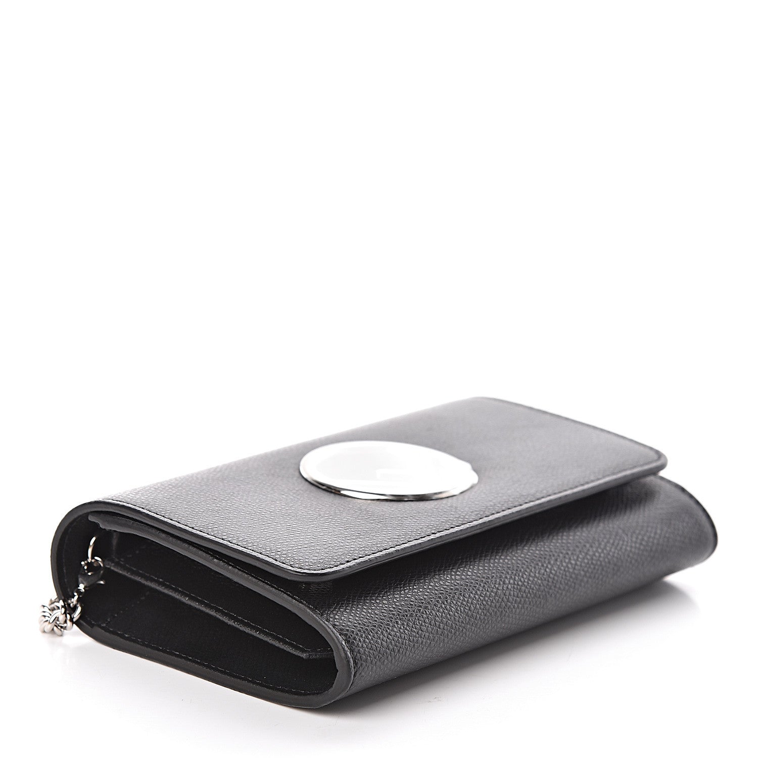 Fendi Vitello Cruise F is Fendi Wallet on Chain Black 4 of 10