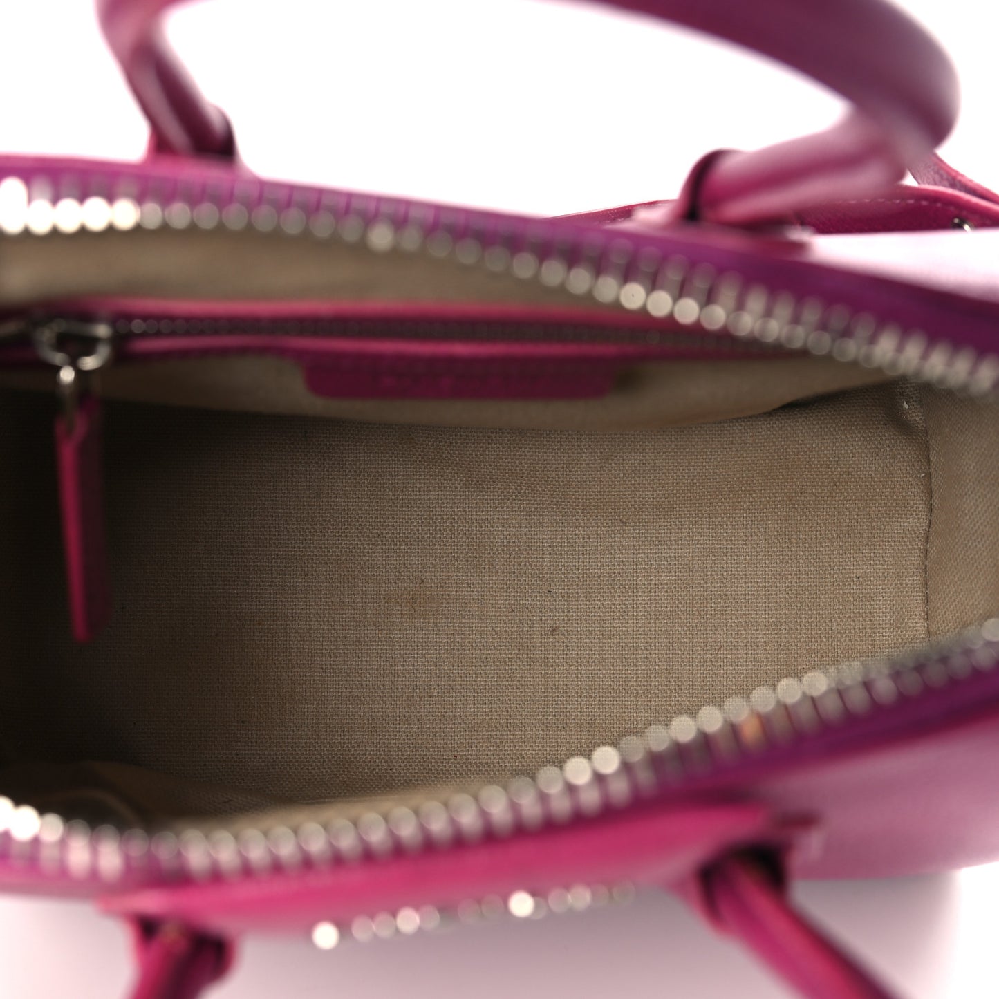 Sugar Goatskin Mini Antigona Fig Pink