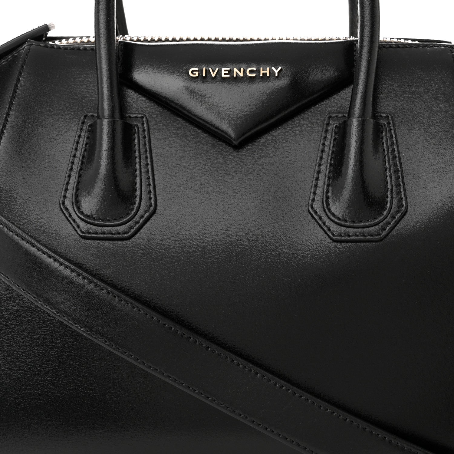 Givenchy Shiny Lord Calfskin Small Antigona Black 8 of 10