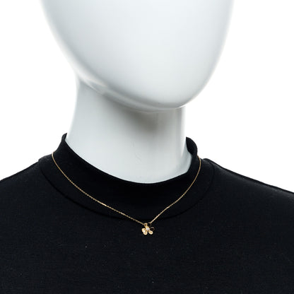 Van Cleef & Arpels 18K Yellow Gold Diamond Mini Frivole Pendant Necklace 2 of 6