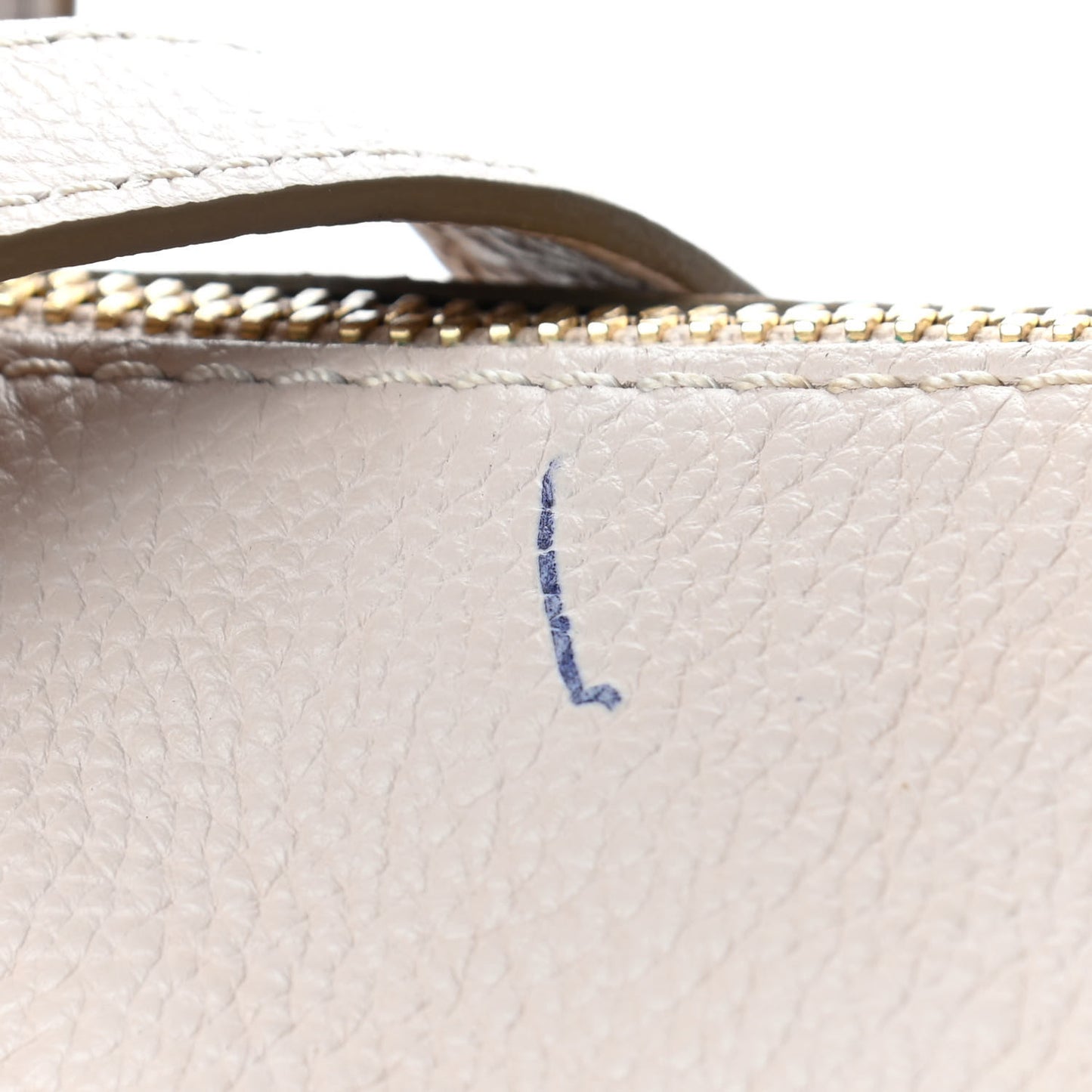 Calfskin Medium Marcie Satchel Powder Beige