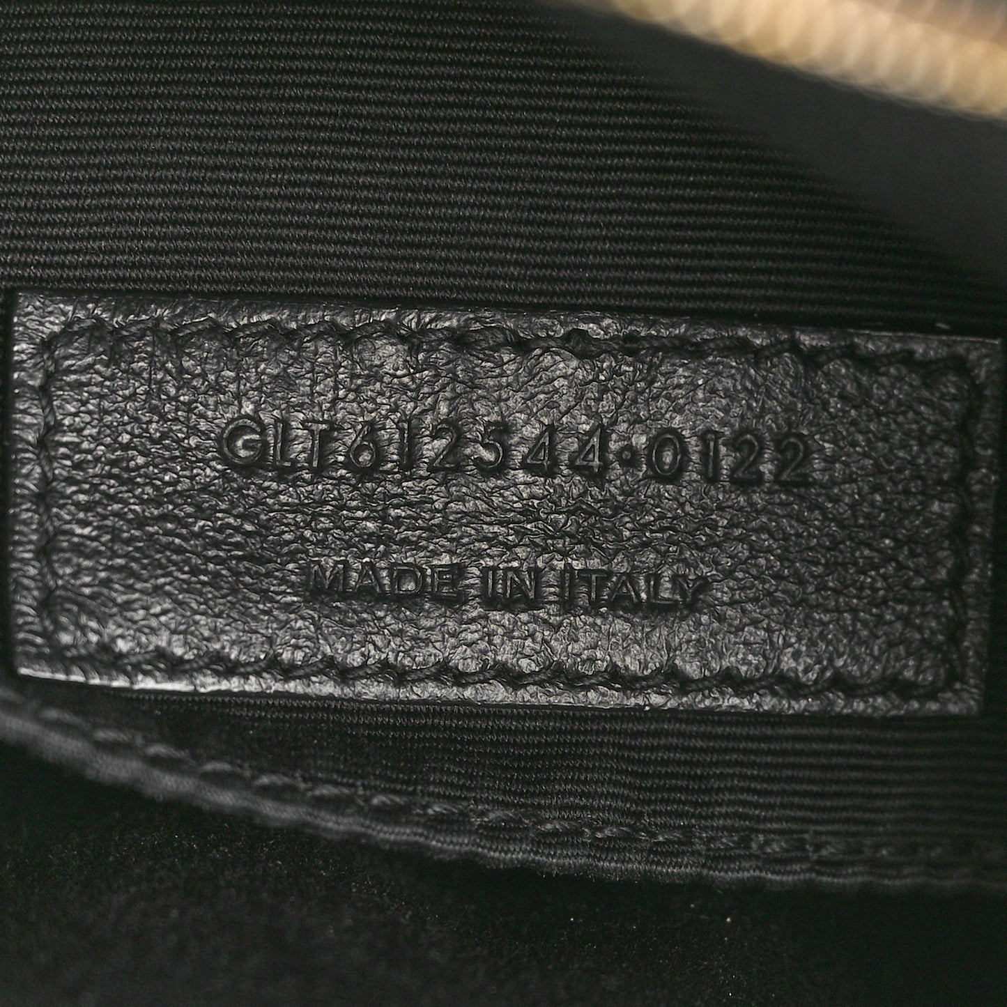 Calfskin Matelasse Monogram Lou Camera Bag Black