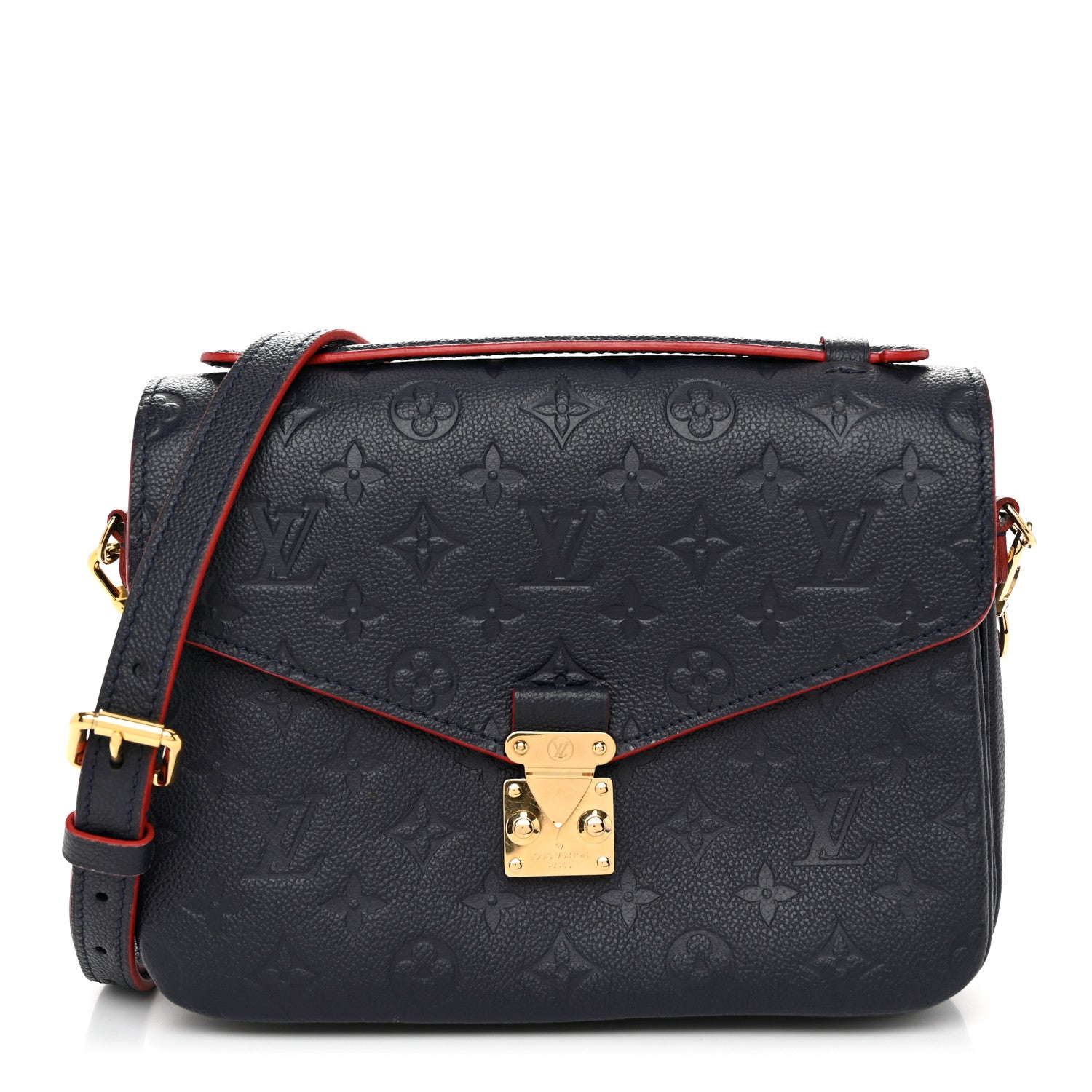 Louis Vuitton Empreinte Pochette Metis Marine Rouge 1 of 10