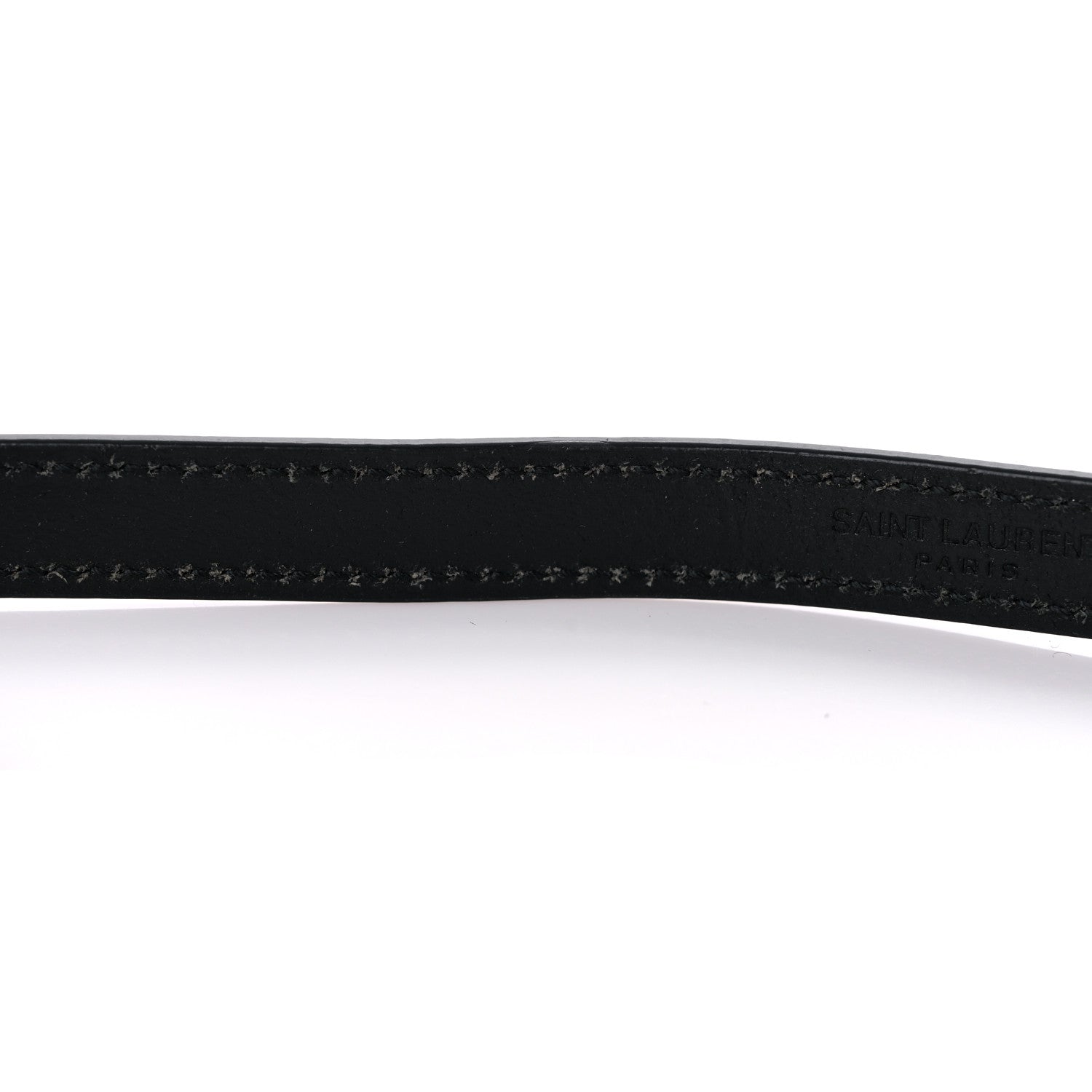 Saint Laurent Smooth Calfskin Mini Classic Monogram Kaia Belt Black 14 of 15