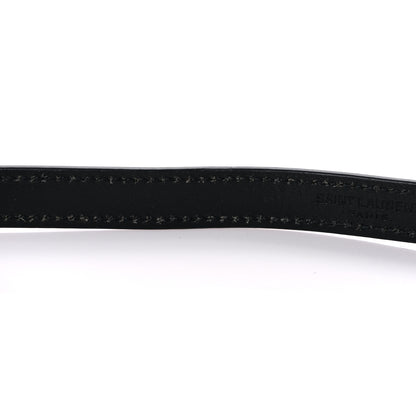 Saint Laurent Smooth Calfskin Mini Classic Monogram Kaia Belt Black 14 of 15