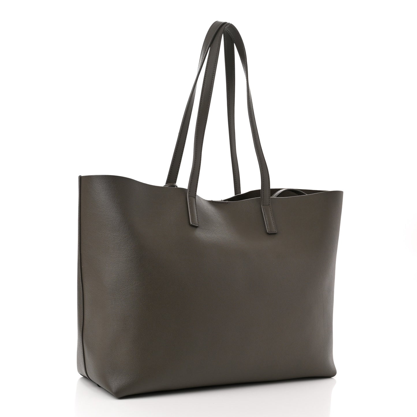 Calfskin Large Shopping Tote Pebble