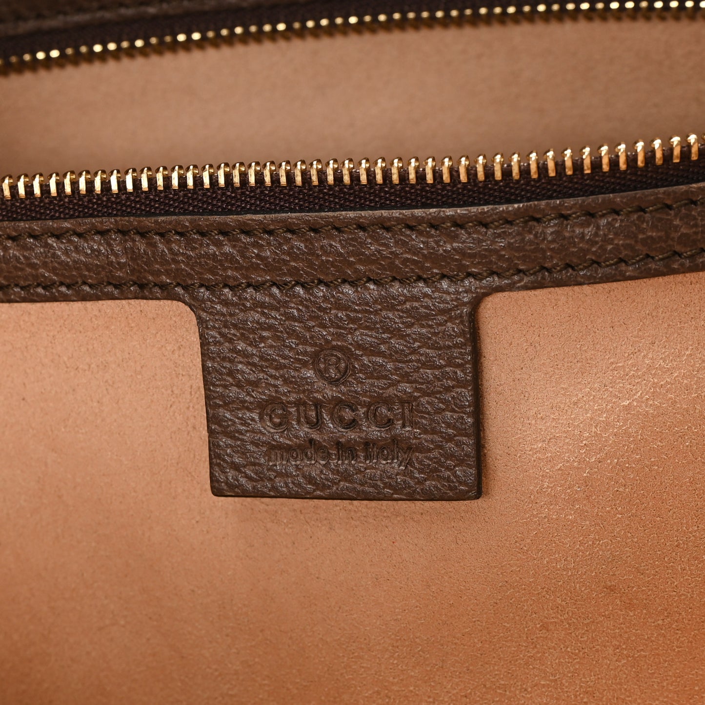 GG Supreme Monogram Medium Ophidia Shopping Tote  Brown