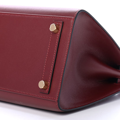 Hermes Madame Calfskin Birkin Sellier 25 Rouge H 9 of 11