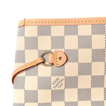 Louis Vuitton Damier Azur Neo Neverfull MM Rose Ballerine 10 of 11