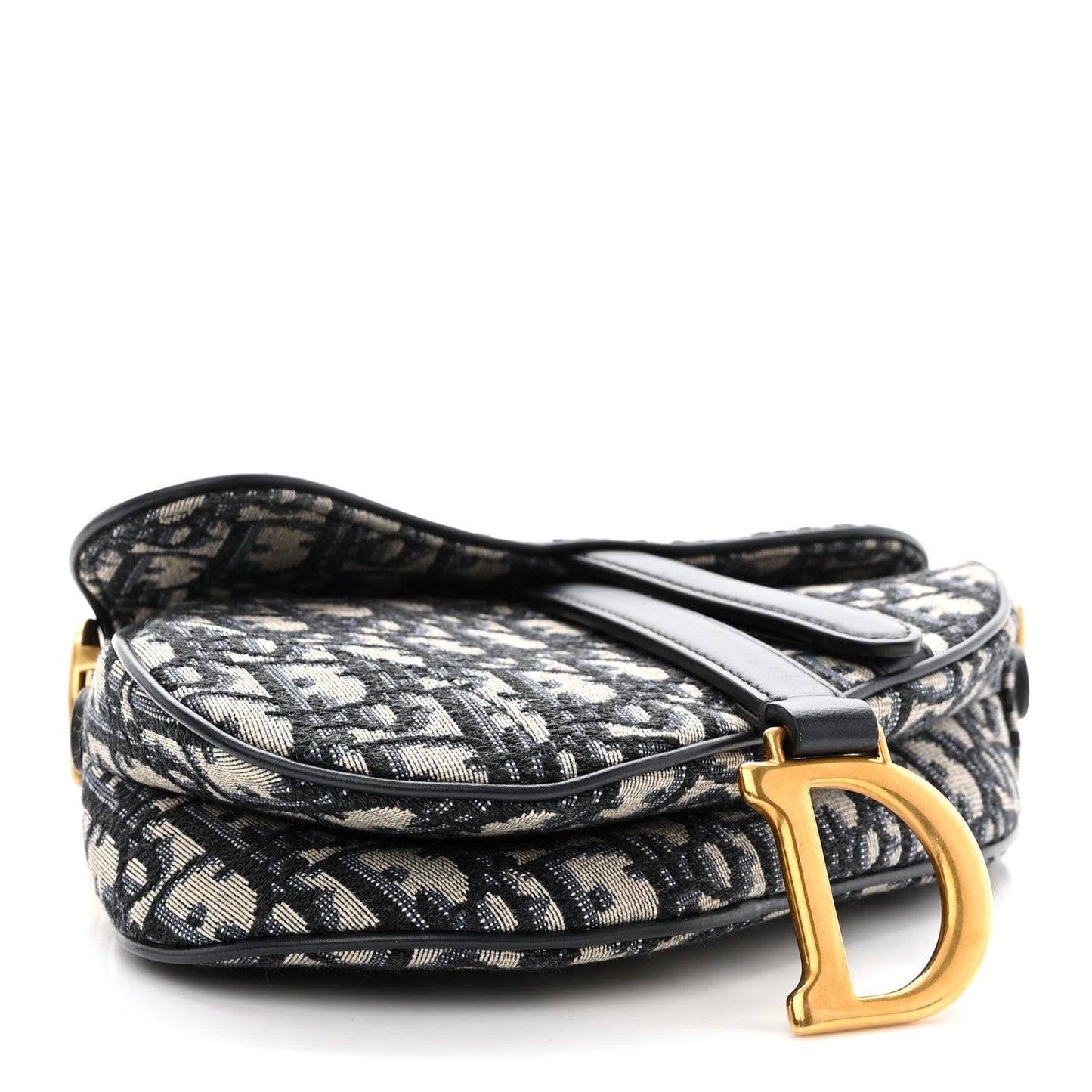 Oblique Mini Saddle Bag Blue