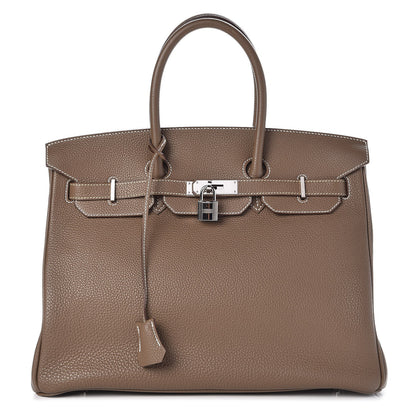Hermes Togo Birkin 35 Etoupe 1 of 11