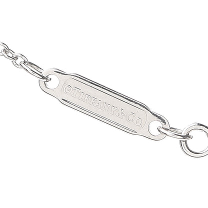 Tiffany 18K White Gold Diamond Mini T Smile Pendant Necklace 5 of 6