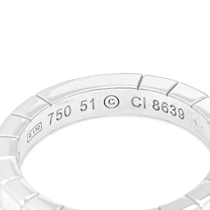 Cartier 18K White Gold Lanieres Ring 51 5.75 4 of 4