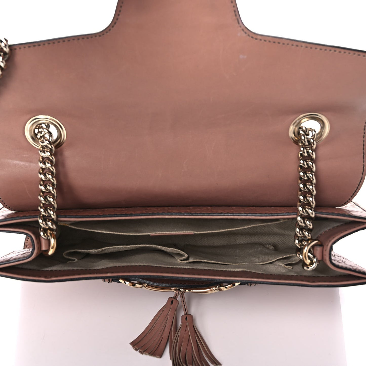 Guccissima Medium Emily Chain Shoulder Bag Camelia
