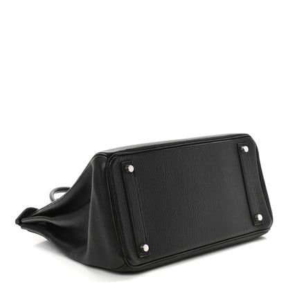 Hermes Chevre de Coromandel HAC Birkin 32 Black 3 of 12