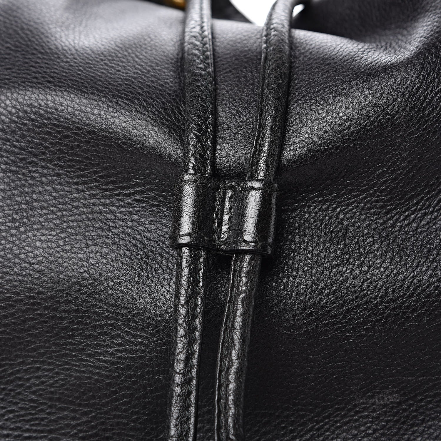 Gucci Pebbled Calfskin Medium Interlocking Icon Shoulder Bag Black 13 of 13