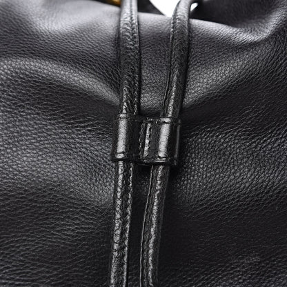 Gucci Pebbled Calfskin Medium Interlocking Icon Shoulder Bag Black 13 of 13