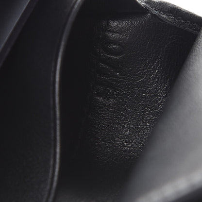 Prada Soft Calfskin Impunture Diagramme Wallet Black 7 of 8