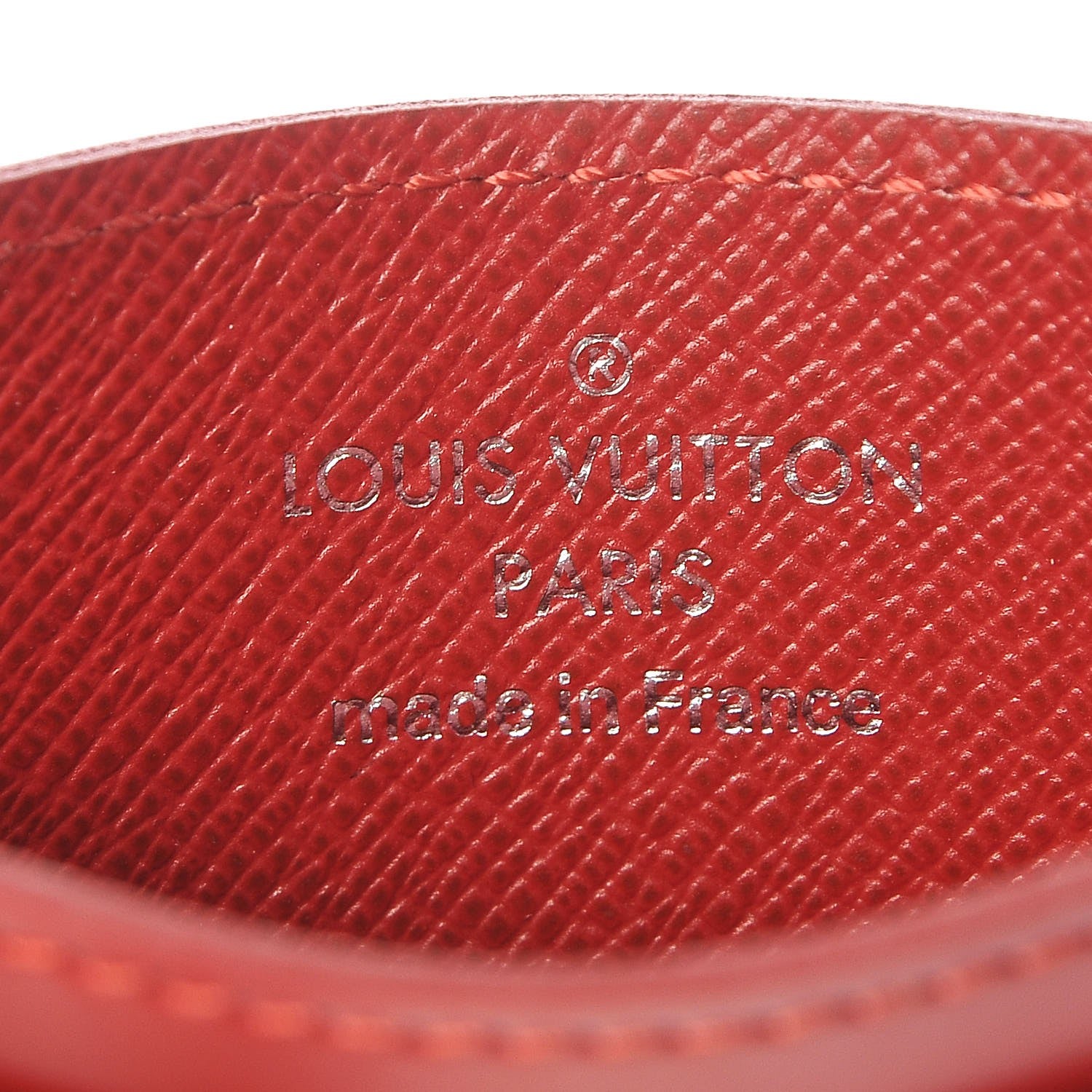 Louis Vuitton Epi Card Holder Carmine 6 of 7