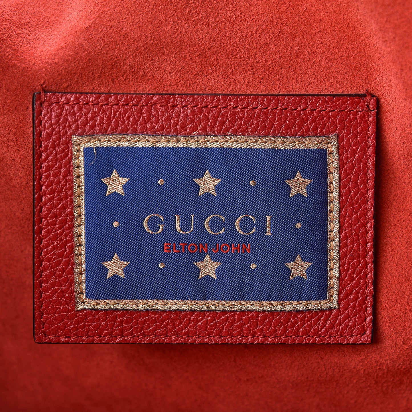 Calfskin Elton John Levon-Goodbye Tote Red
