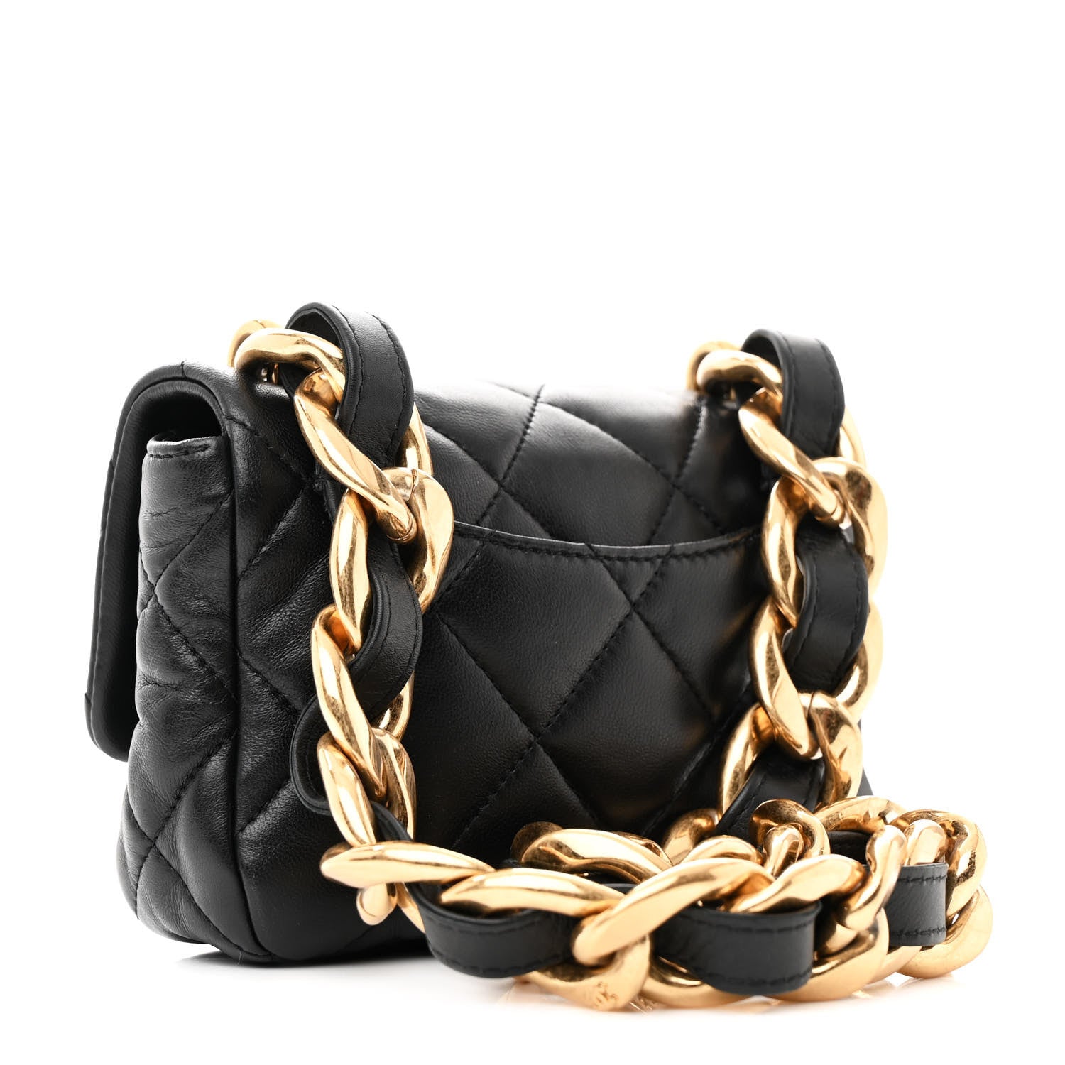 Chanel Lambskin Quilted Mini CC Funky Town Flap Black 3 of 14