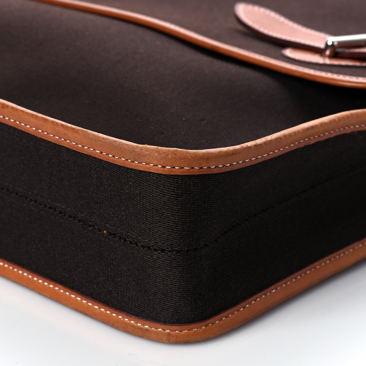 Hermes Toile Officier Briefcase 9 of 16