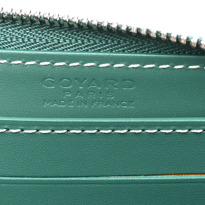 Goyard Goyardine Matignon PM Wallet Green 6 of 6