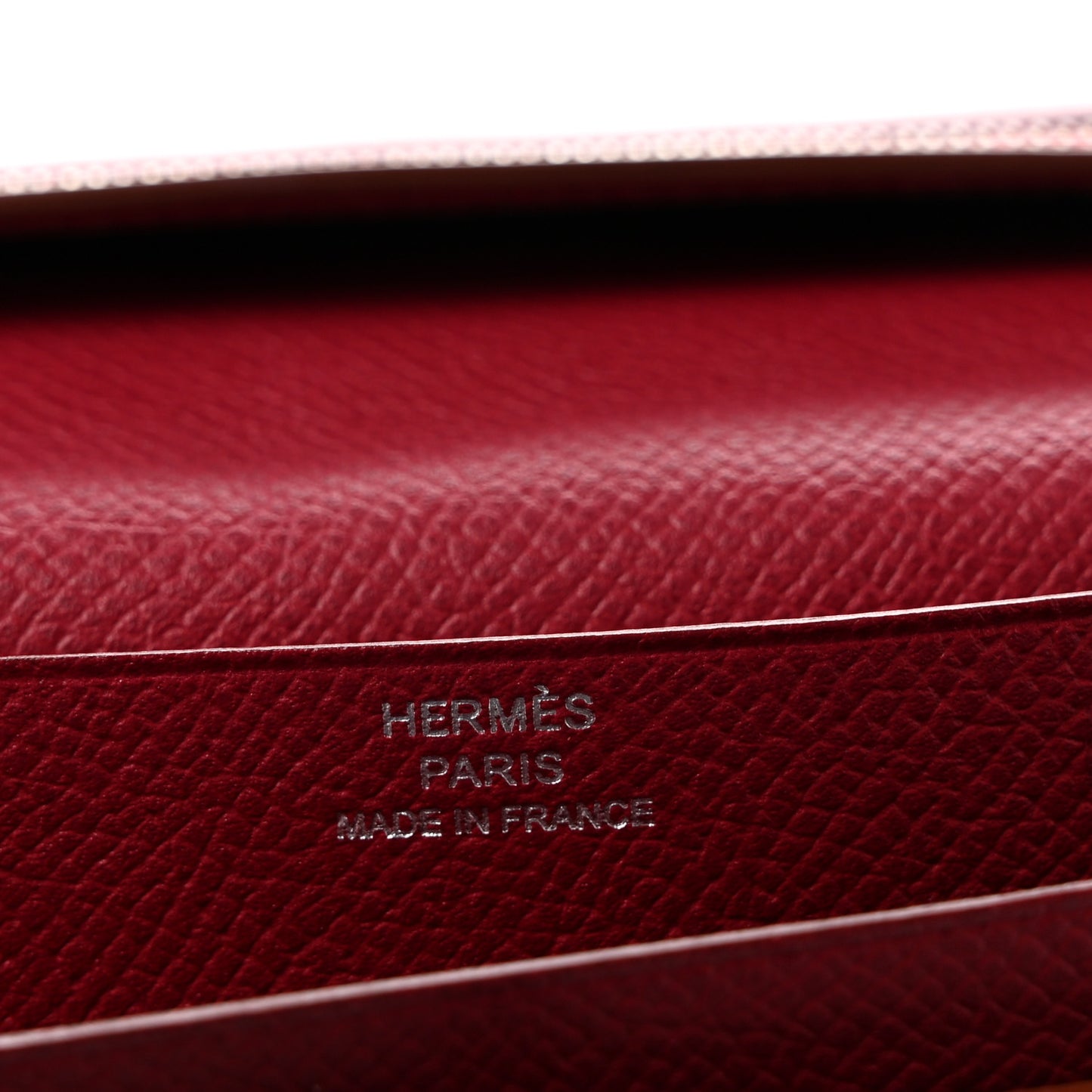 Epsom Bearn Gusset Wallet Rouge Garance