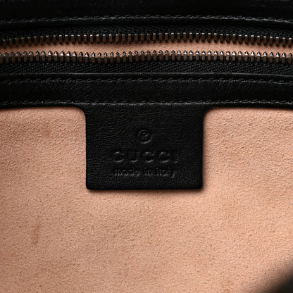 Gucci Calfskin Matelasse Mens GG Marmont Belt Bag 80 32 Black 6 of 18