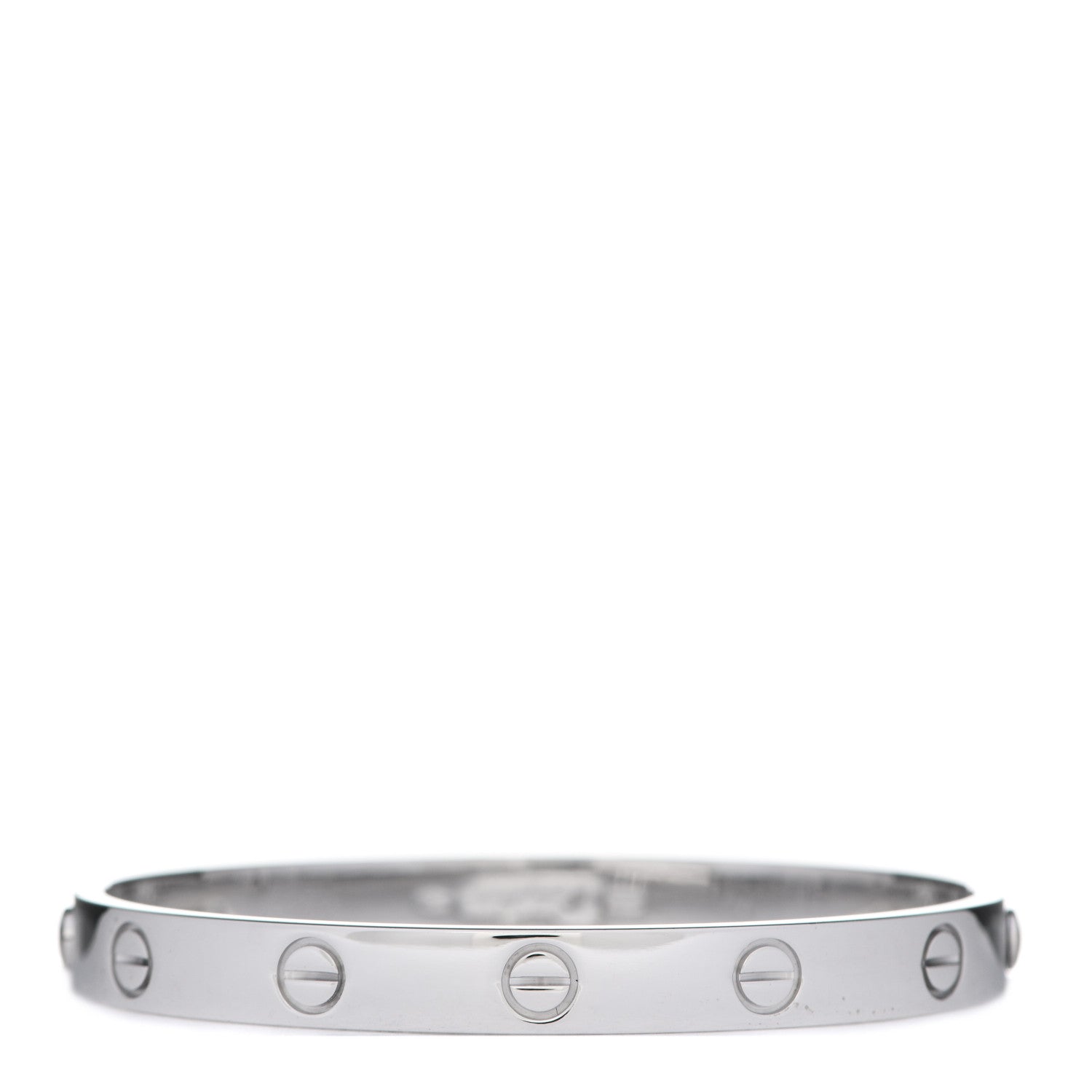 Cartier 18K White Gold LOVE Bracelet 16 3 of 6