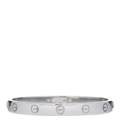 Cartier 18K White Gold LOVE Bracelet 16 3 of 6