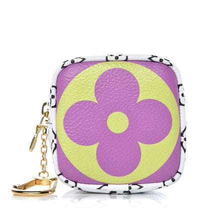 Louis Vuitton Monogram Giant Cube Coin Purse Pink 1 of 8