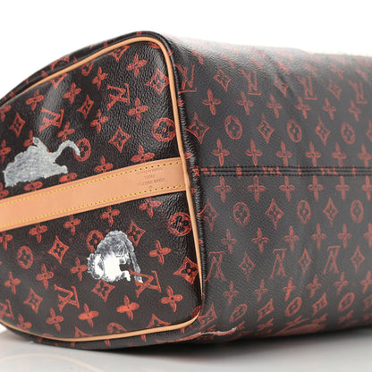 Louis Vuitton Catogram Speedy Bandouliere 30 Marron 10 of 10