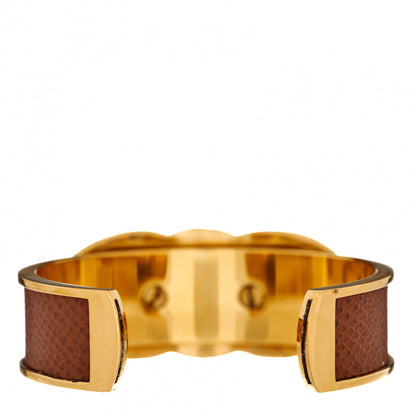 Hermes Epsom Horsebit Cuff Gold 2 of 3