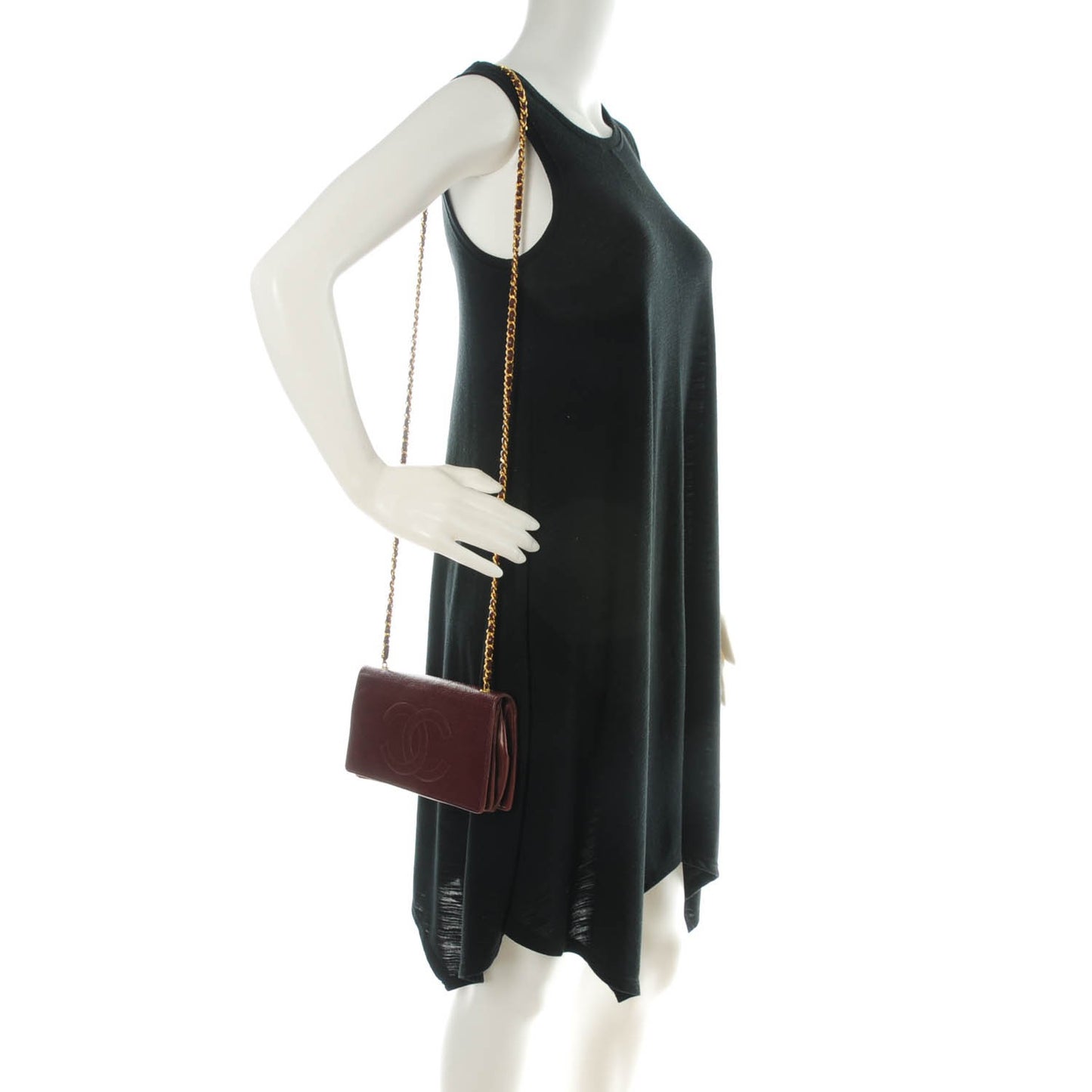 Caviar Timeless CC Wallet On Chain WOC Dark Brown