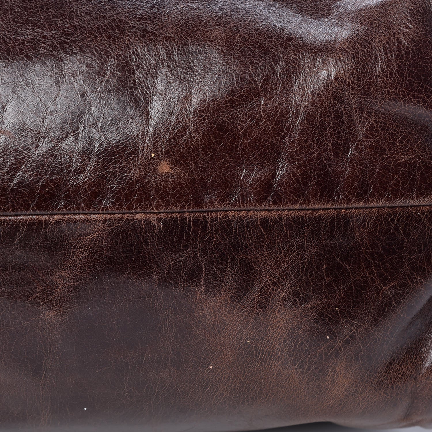 Prada Vitello Shine Shopping Satchel Brown 22 of 23